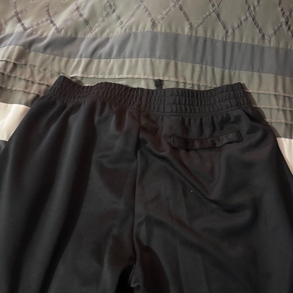 Nike Black Athletic Pants with White Logo - Picture 4 of 4